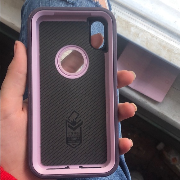 iphone x purple and pink otter box. - Picture 2 of 2